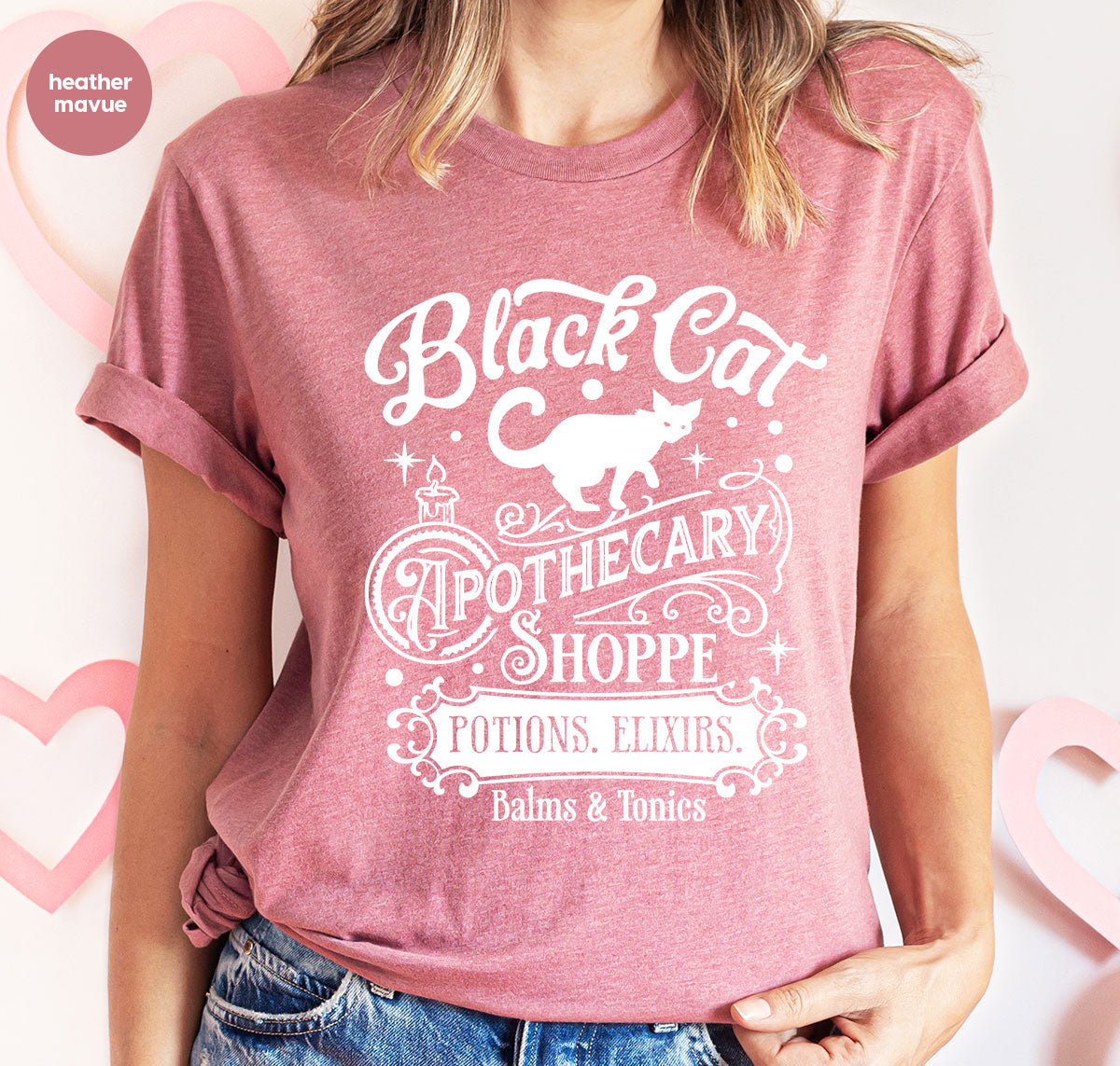 Halloween Party T-Shirt, Spooky Sweatshirt, Halloween Gifts, Cat Clothing, Genderneutral Adult Shirt, Apothecary Graphic Tees, Gift for Kids