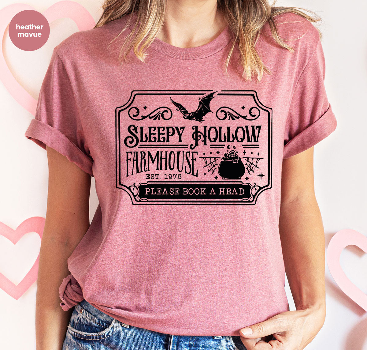 Halloween Farm T Shirt, Horror Crewneck Sweatshirt, Farm Gifts, Witchy Clothing, Spooky Season Graphic Tees, Halloween Party VNeck Shirt