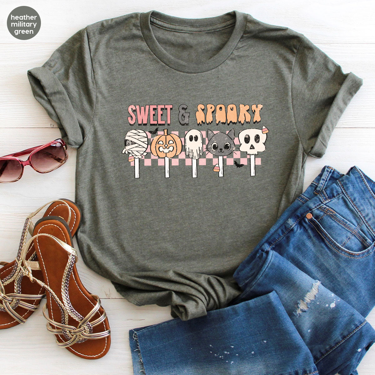 Retro Pumpkin T Shirt, Vintage Cat T-Shirt, Sweet Toddler TShirt