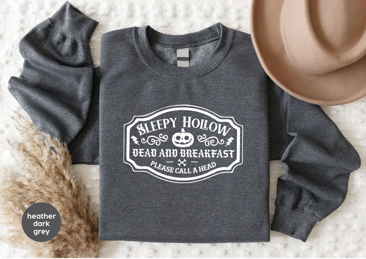 Halloween Sweatshirt, Pumpkin Graphic Tees, Funny Farmer Outfit, Gift for Her, Spooky Season Clothes, Cool Movie VNeck Shirt, Horror T-Shirt
