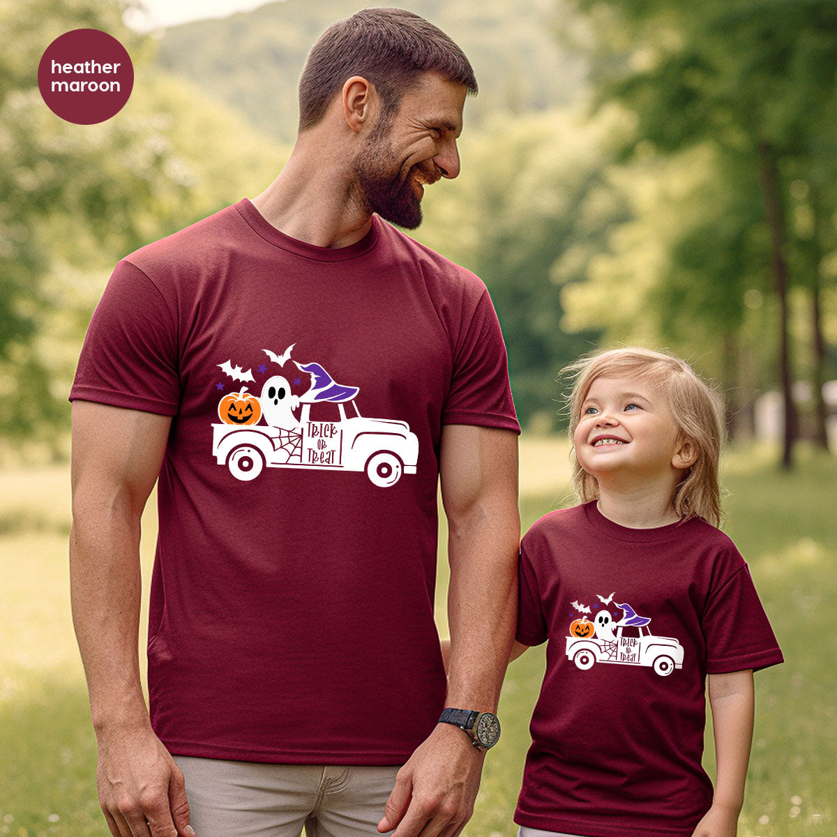 Halloween Sweatshirt, Halloween Gifts, Pumpkin Graphic Tees, Spooky Season Clothes, Witchy Vneck Shirt, Cute Ghost TShirt, Boo Truck T-Shirt