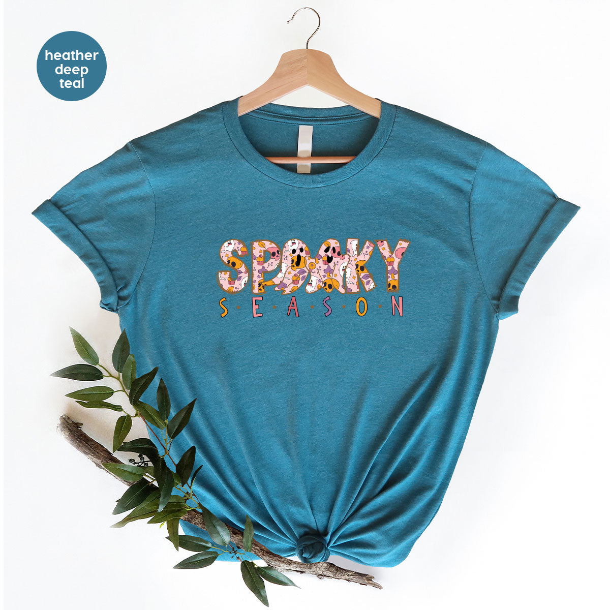 Ghost Graphic Tees, Cute Kid Halloween Shirt, Spooky Shirt