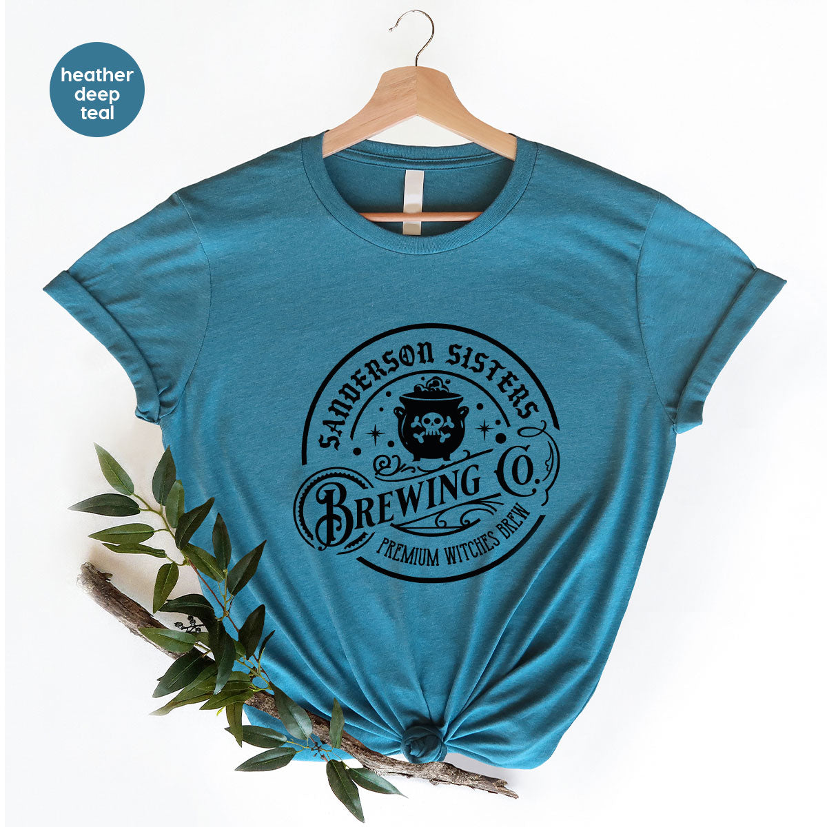 Halloween Witch T-Shirt, Witches Brew Vneck Shirt, Witchy Crewneck Sweatshirt, Spooky Season T Shirts, Spell Graphic Tees, Magic Shirt