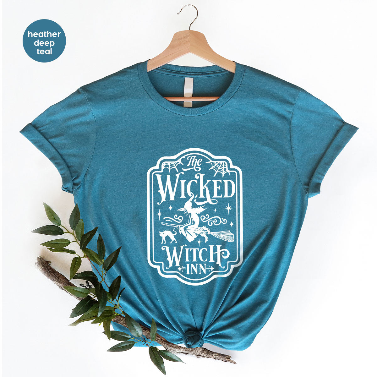 Witch Crewneck Sweatshirt, Halloween Shirts for Women, Funny Gift For Her, Spooky Season Party Tshirt, Witchy Graphic Tees