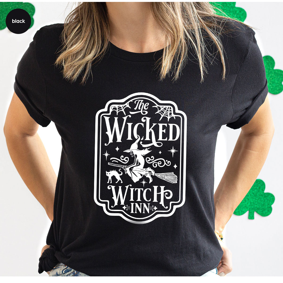 Witch Crewneck Sweatshirt, Halloween Shirts for Women, Funny Gift For Her, Spooky Season Party Tshirt, Witchy Graphic Tees