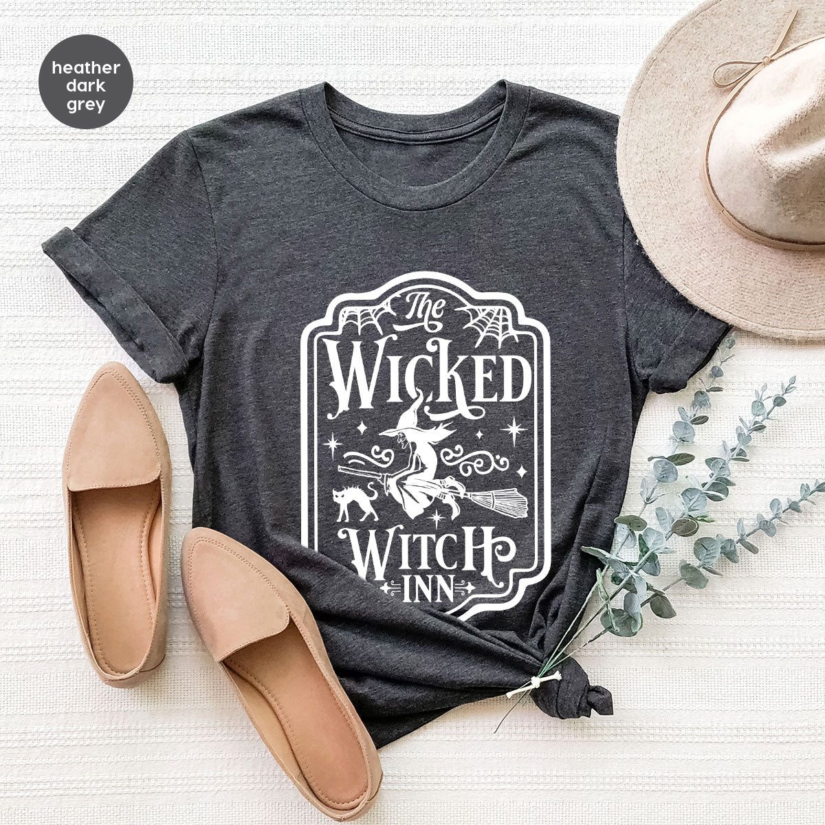 Witch Crewneck Sweatshirt, Halloween Shirts for Women, Funny Gift For Her, Spooky Season Party Tshirt, Witchy Graphic Tees