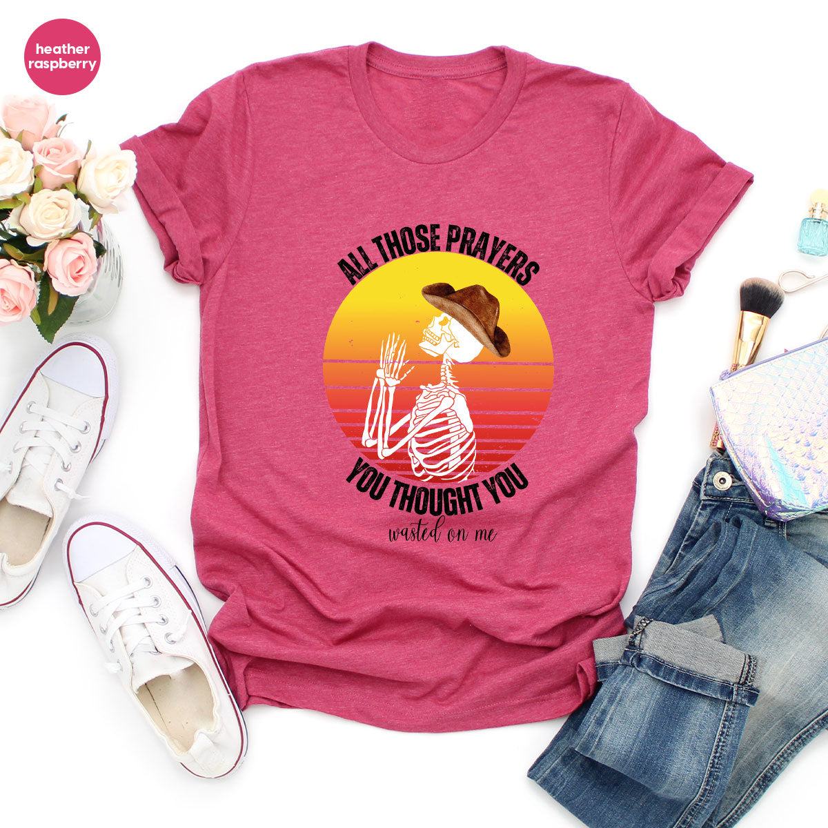 Halloween Crewneck Sweatshirt, Vintage Skeleton Shirt, Christian Vneck T Shirts