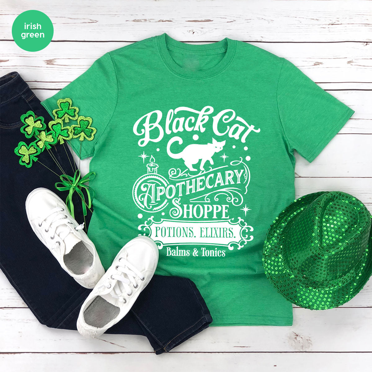 Halloween Party T-Shirt, Spooky Sweatshirt, Halloween Gifts, Cat Clothing, Genderneutral Adult Shirt, Apothecary Graphic Tees, Gift for Kids