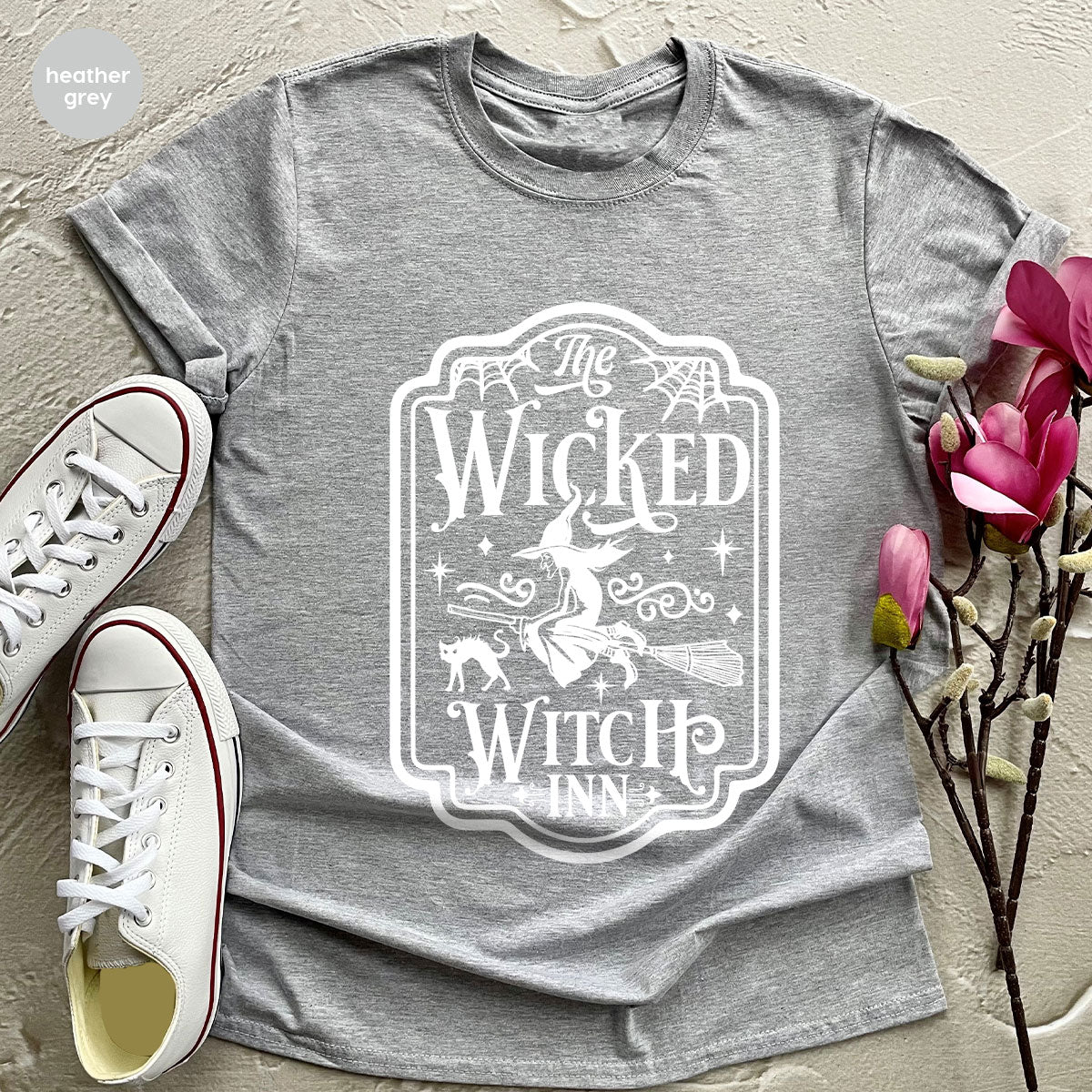 Witch Crewneck Sweatshirt, Halloween Shirts for Women, Funny Gift For Her, Spooky Season Party Tshirt, Witchy Graphic Tees