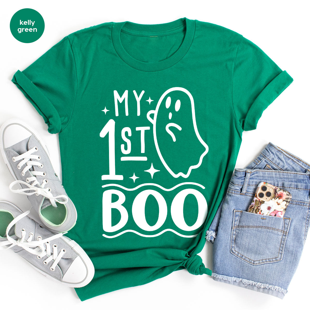 Halloween Baby Onesie®, Ghost Baby Clothes, Halloween Newborn Gifts, Spooky Season Kids Shirts, My First Boo T-Shirt, Baby Boy Bodysuit