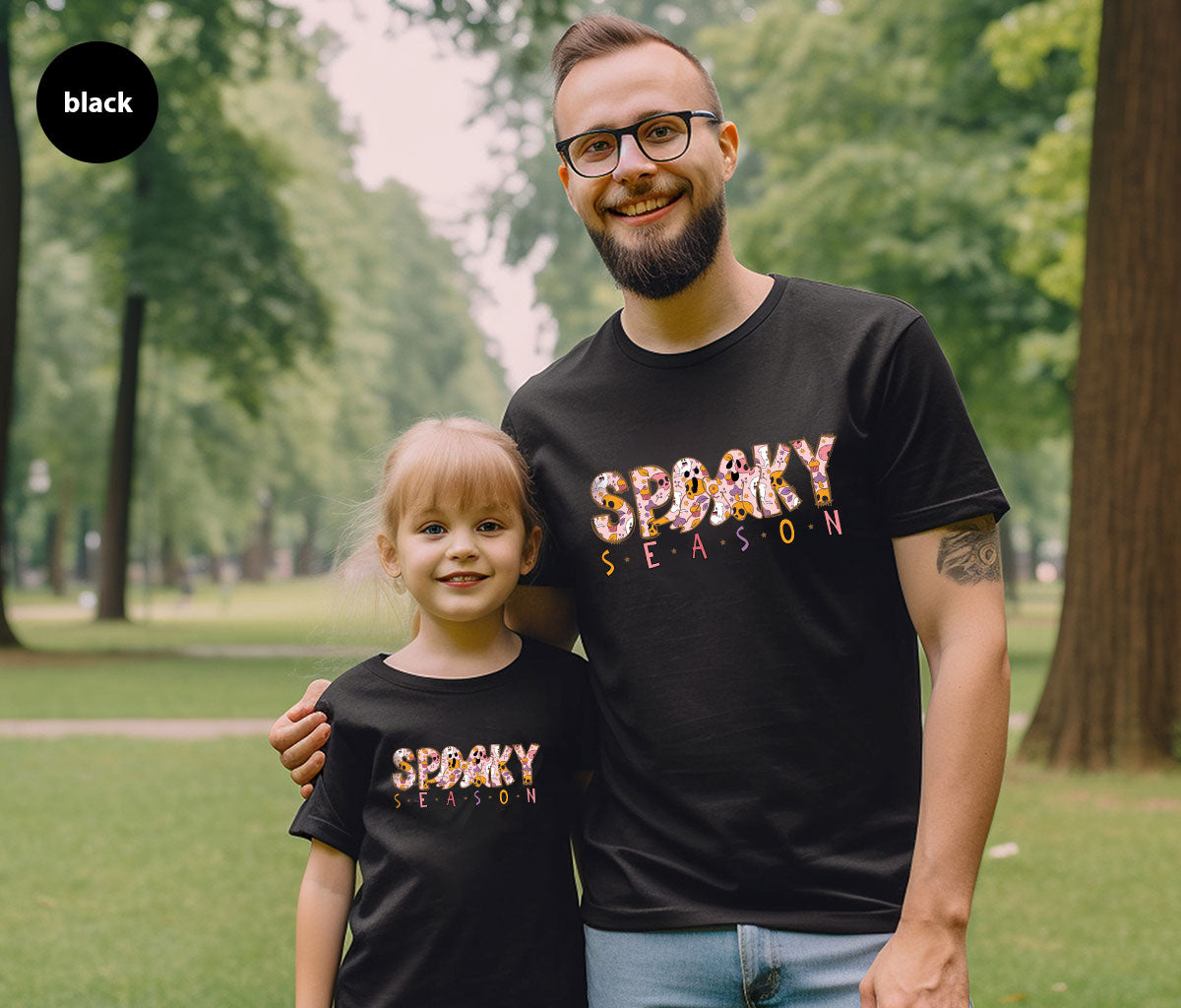 Ghost Graphic Tees, Cute Kid Halloween Shirt, Spooky Shirt