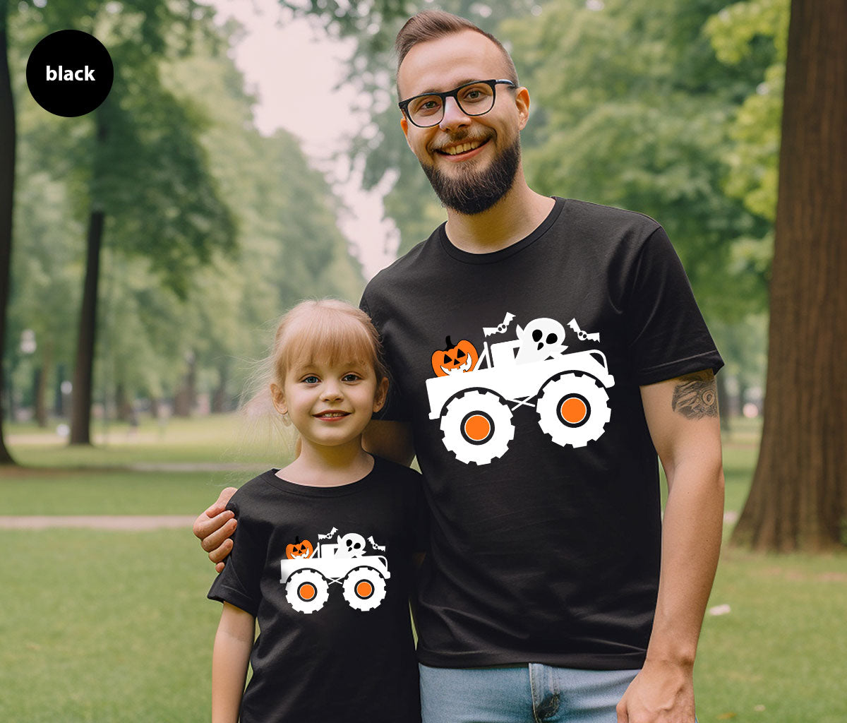 Kids Halloween Shirt, Halloween Gifts, Boys Truck T-Shirt, Ghost Outfit, Pumpkin Graphic Tees, Spooky Season Gifts, Toddler Clothes