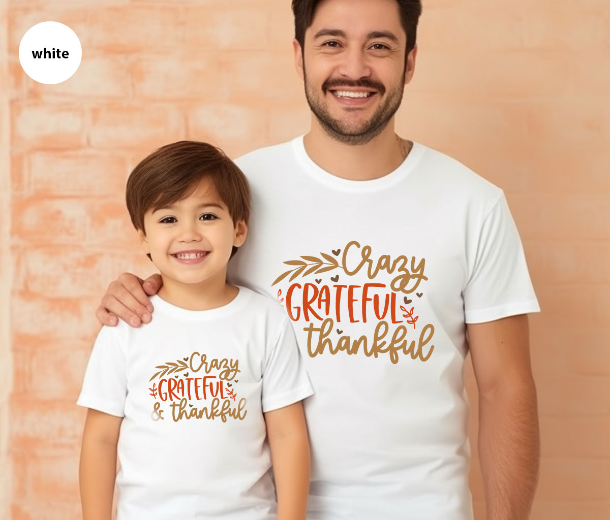 Funny Fall T Shirt, Gift for Her, Crazy Grateful Thankful T-Shirt, Autumn Clothing, Happy Thanksgiving TShirts, Leaves Graphic Tees