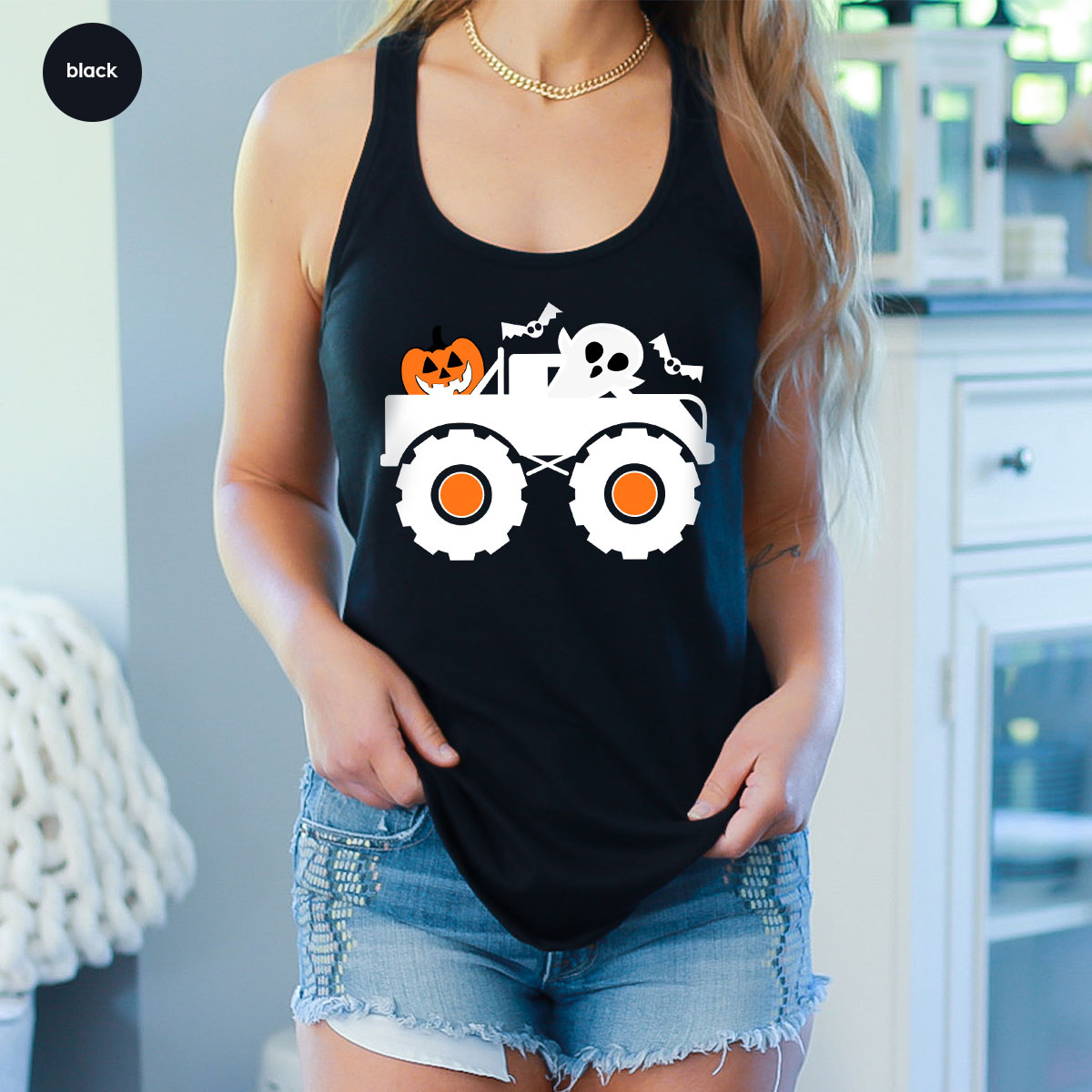 Kids Halloween Shirt, Halloween Gifts, Boys Truck T-Shirt, Ghost Outfit, Pumpkin Graphic Tees, Spooky Season Gifts, Toddler Clothes