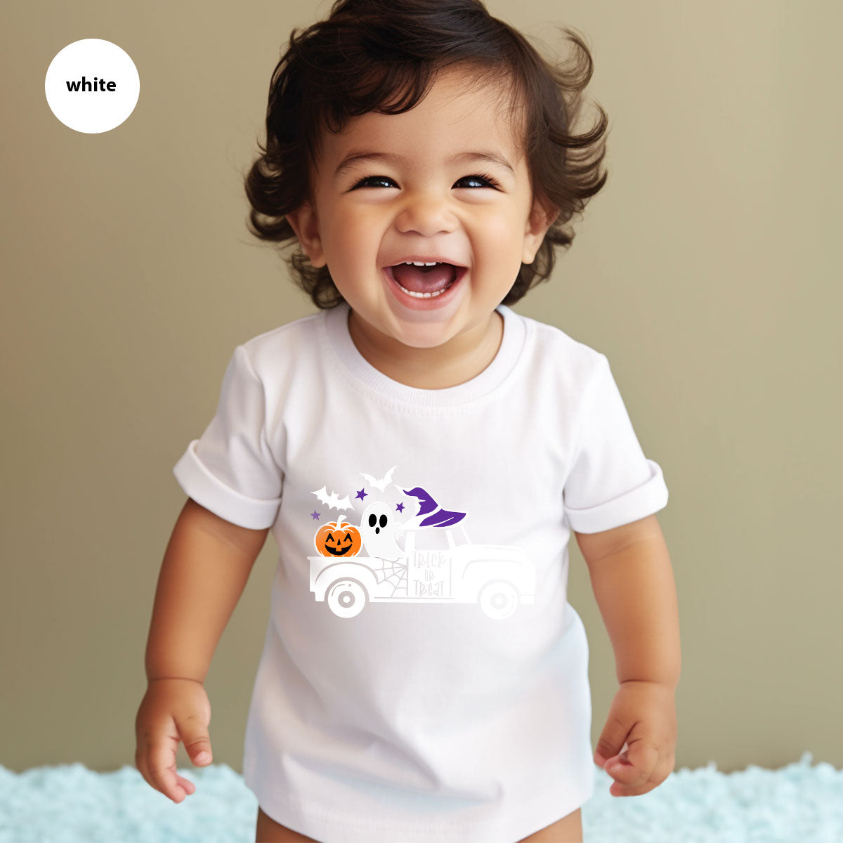 Halloween Sweatshirt, Halloween Gifts, Pumpkin Graphic Tees, Spooky Season Clothes, Witchy Vneck Shirt, Cute Ghost TShirt, Boo Truck T-Shirt