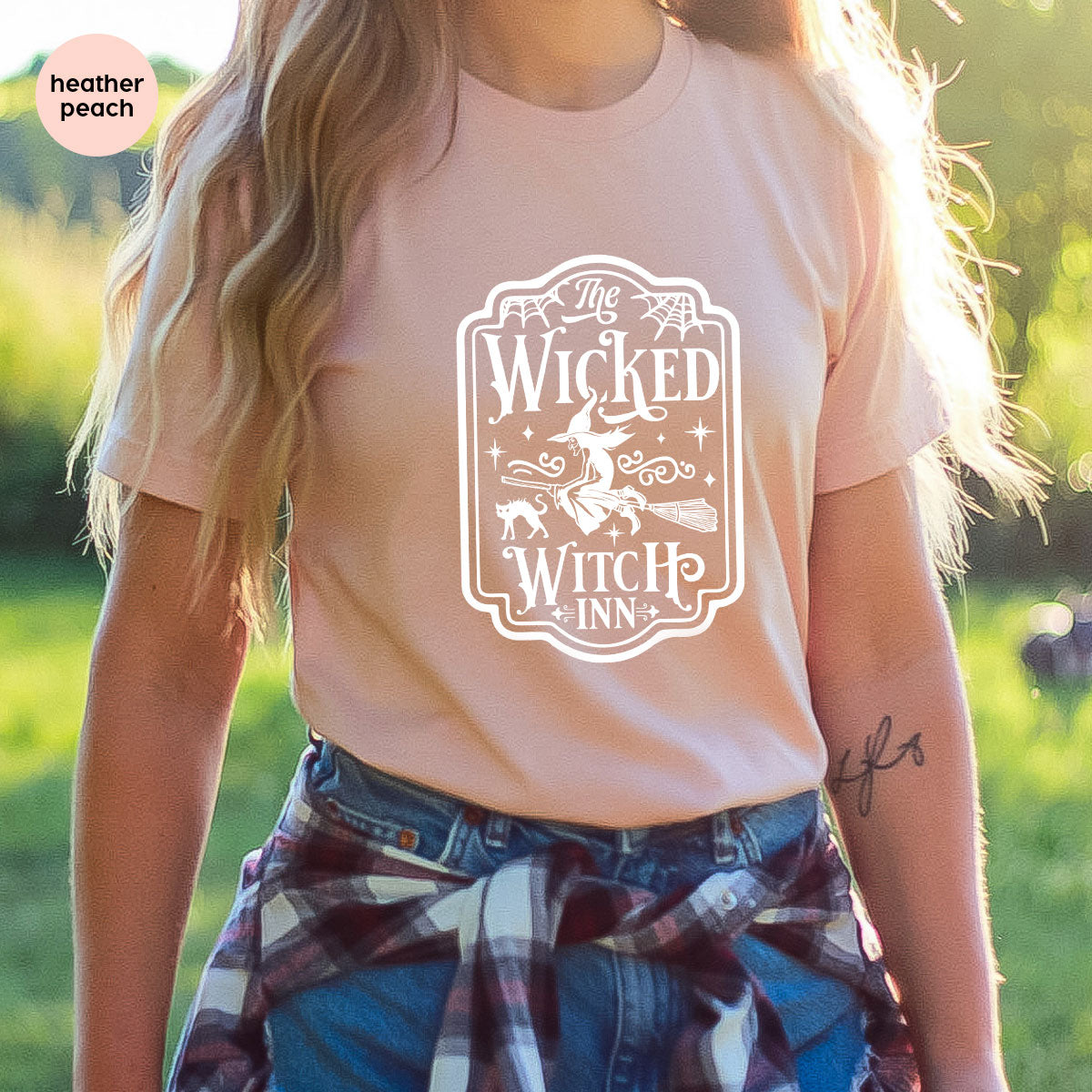 Witch Crewneck Sweatshirt, Halloween Shirts for Women, Funny Gift For Her, Spooky Season Party Tshirt, Witchy Graphic Tees