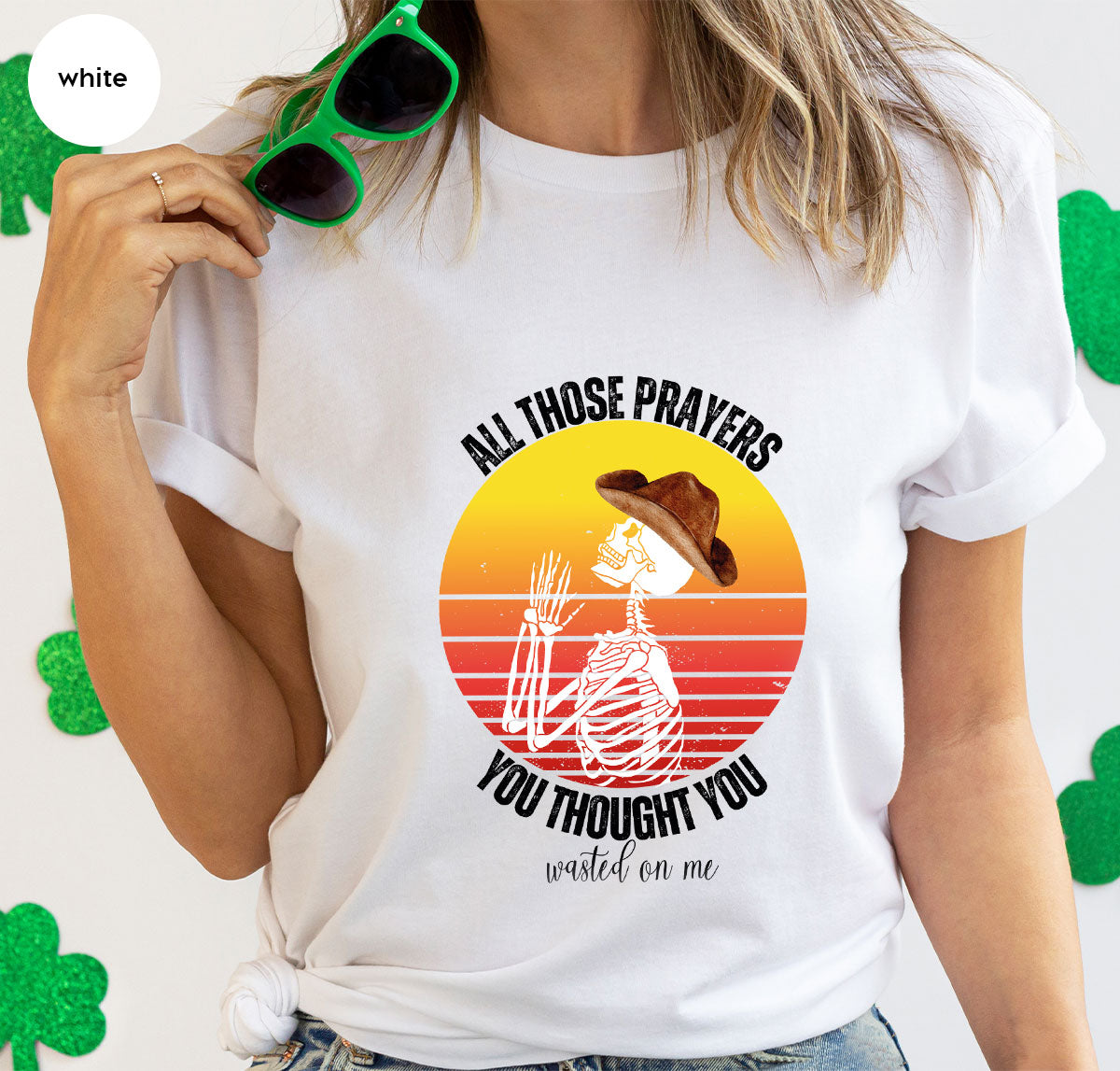 Halloween Crewneck Sweatshirt, Vintage Skeleton Shirt, Christian Vneck T Shirts