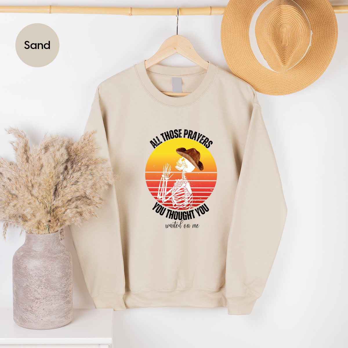 Halloween Crewneck Sweatshirt, Vintage Skeleton Shirt, Christian Vneck T Shirts