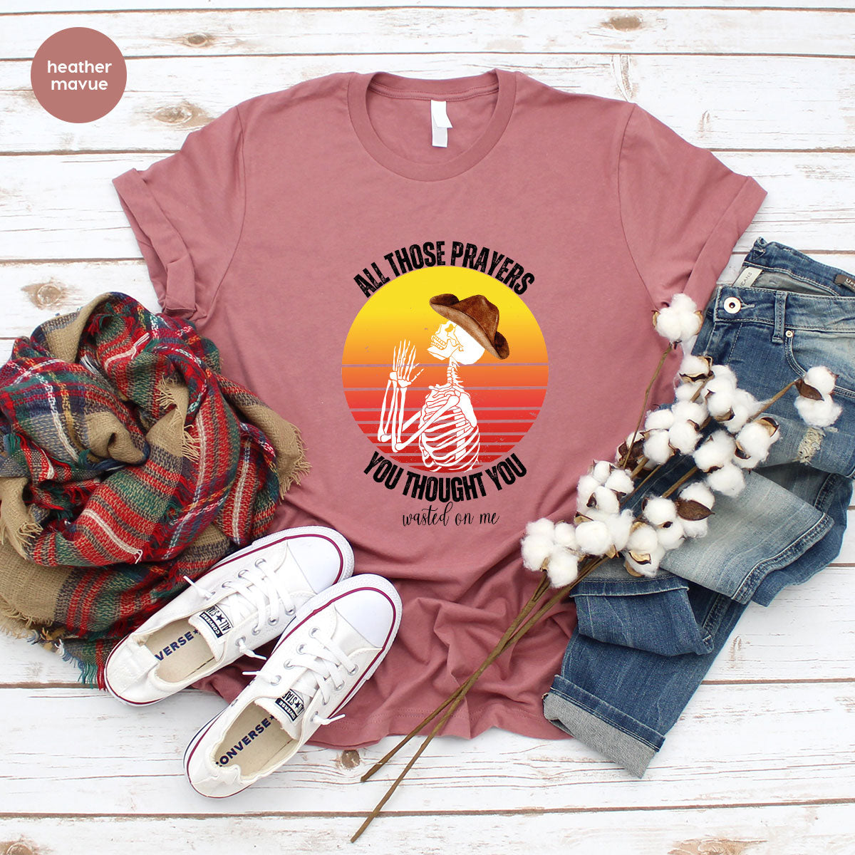 Halloween Crewneck Sweatshirt, Vintage Skeleton Shirt, Christian Vneck T Shirts