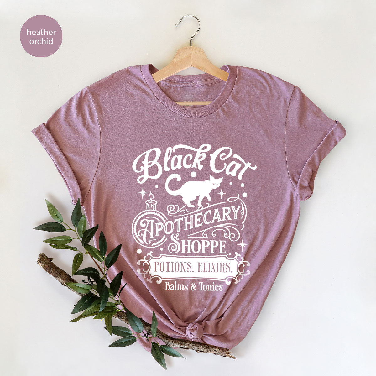 Halloween Party T-Shirt, Spooky Sweatshirt, Halloween Gifts, Cat Clothing, Genderneutral Adult Shirt, Apothecary Graphic Tees, Gift for Kids