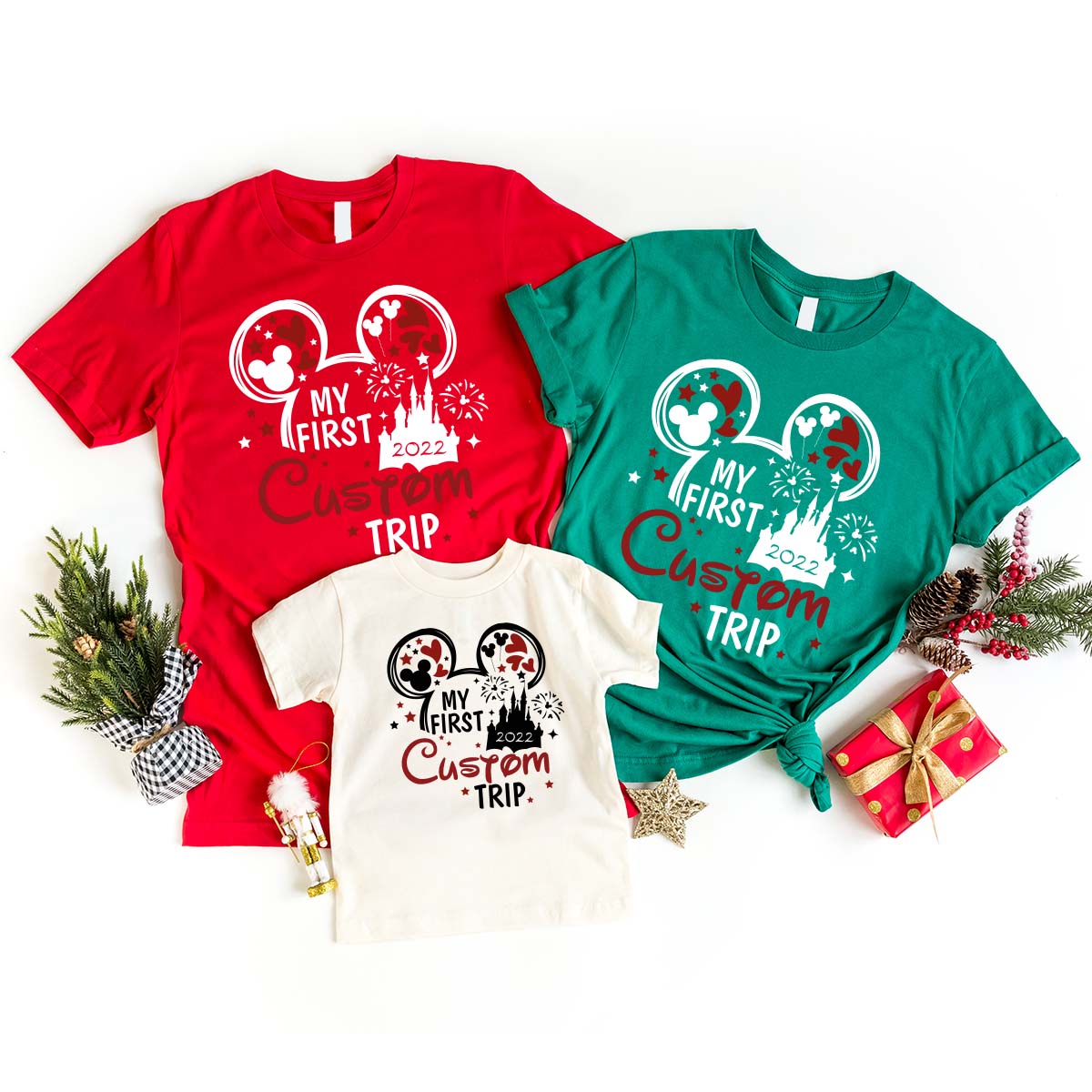 Custom Disney Trip 2023 Shirts, Disney Vacation Matching Family Shirts, Personalized Disney Sweatshirt, Disney Kids Gifts, Kids Mickey Tee