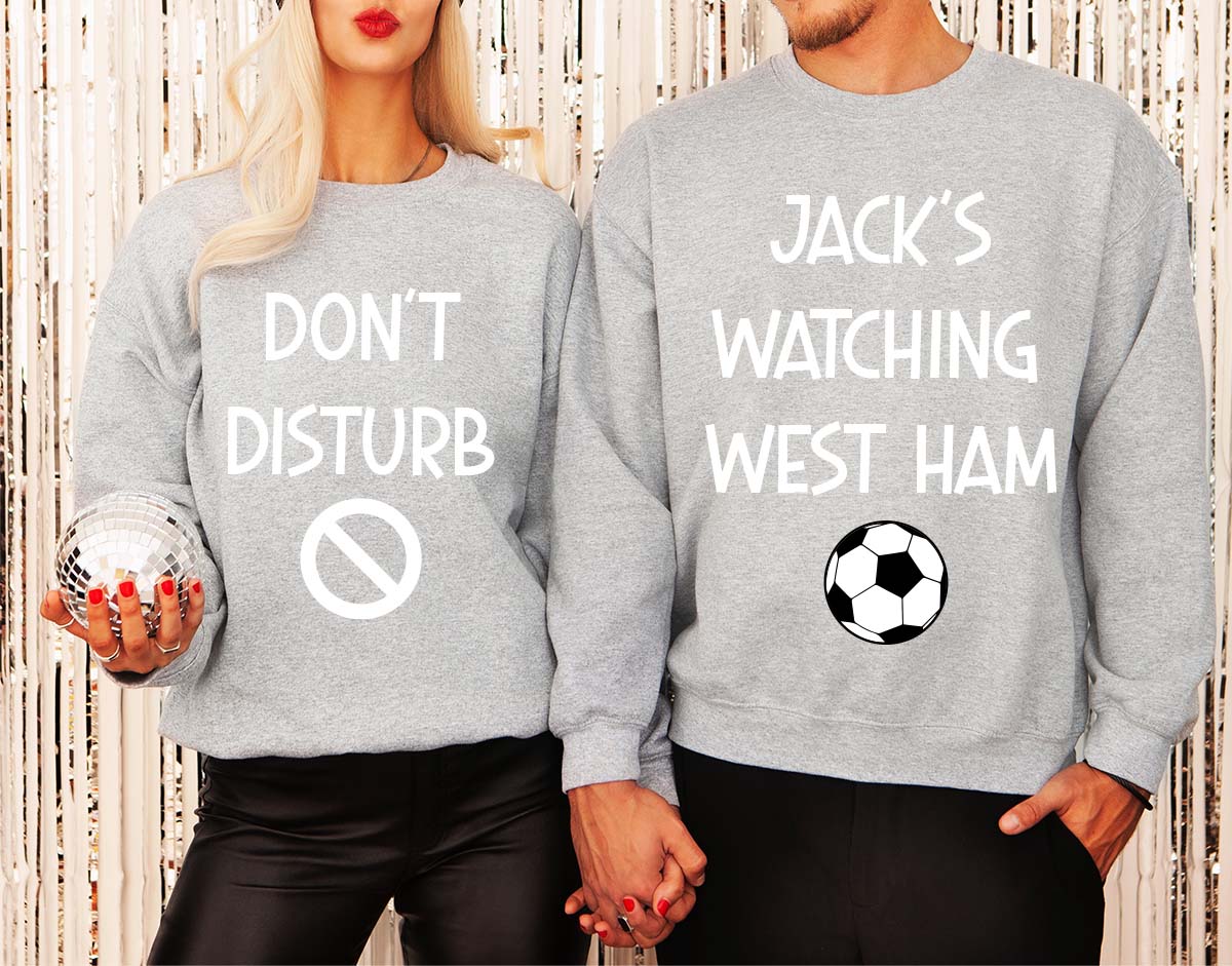 Soccer Shirt, Do Not Disturb Shirt, Watching Soccer T-Shirt, West Ham United Shirt