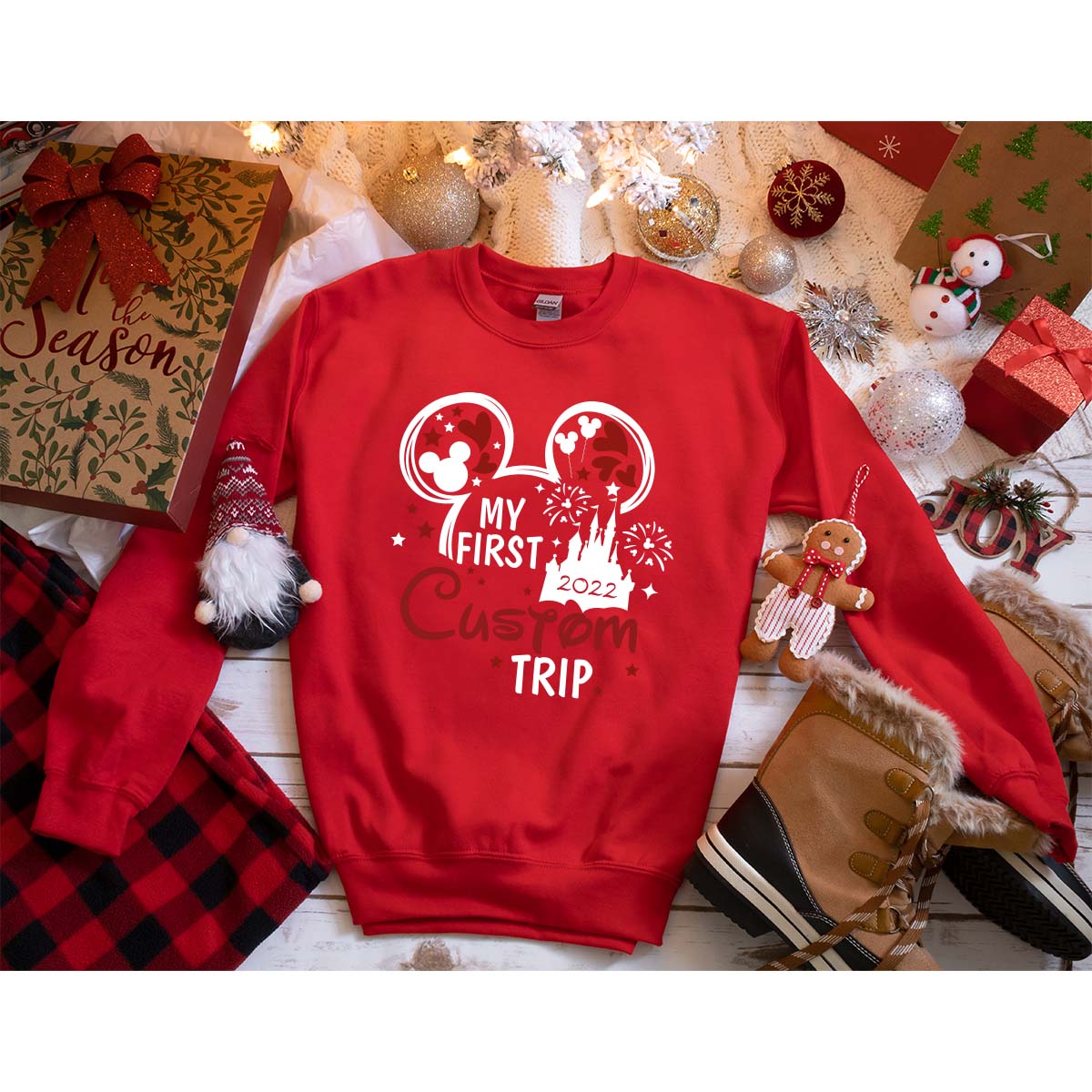 Custom Disney Trip 2023 Shirts, Disney Vacation Matching Family Shirts, Personalized Disney Sweatshirt, Disney Kids Gifts, Kids Mickey Tee