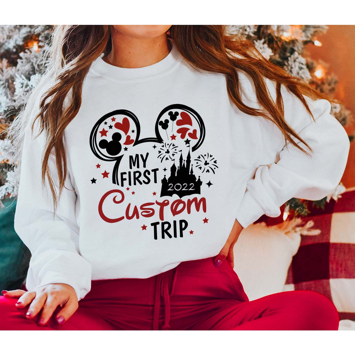 Custom Disney Trip 2023 Shirts, Disney Vacation Matching Family Shirts, Personalized Disney Sweatshirt, Disney Kids Gifts, Kids Mickey Tee