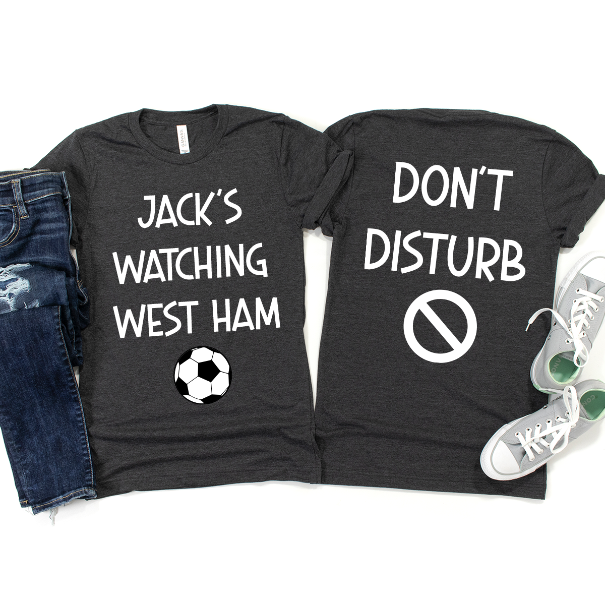 Soccer Shirt, Do Not Disturb Shirt, Watching Soccer T-Shirt, West Ham United Shirt