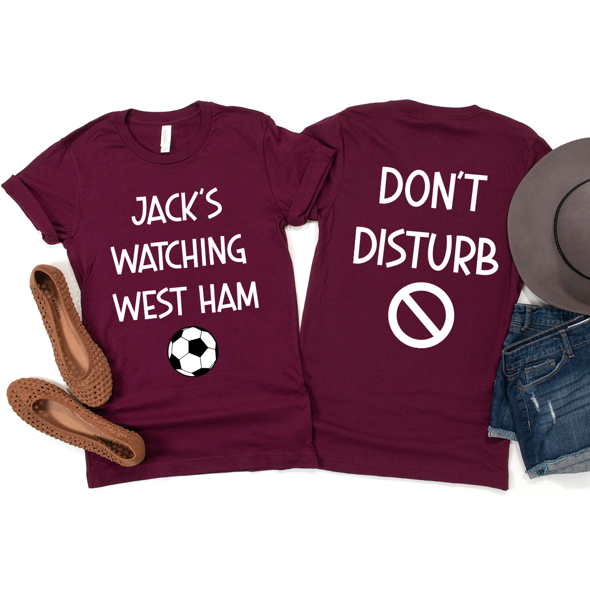 Soccer Shirt, Do Not Disturb Shirt, Watching Soccer T-Shirt, West Ham United Shirt