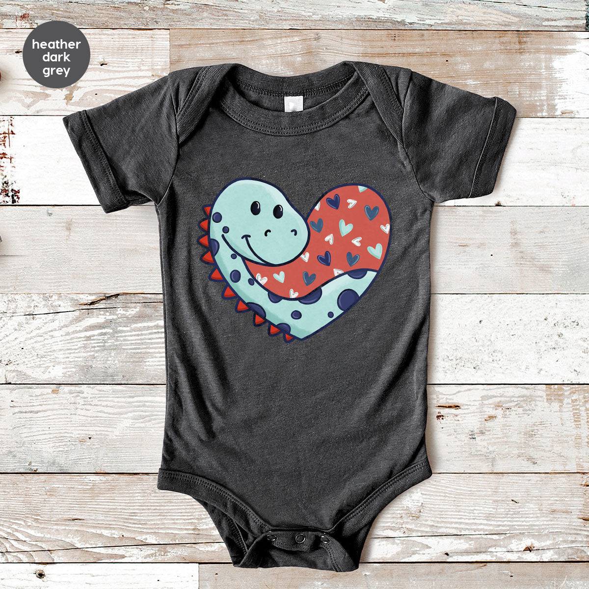 Valentine's Day Dino Shirt, Heart Of Dinosaur Shirt, Feb 14 Tee