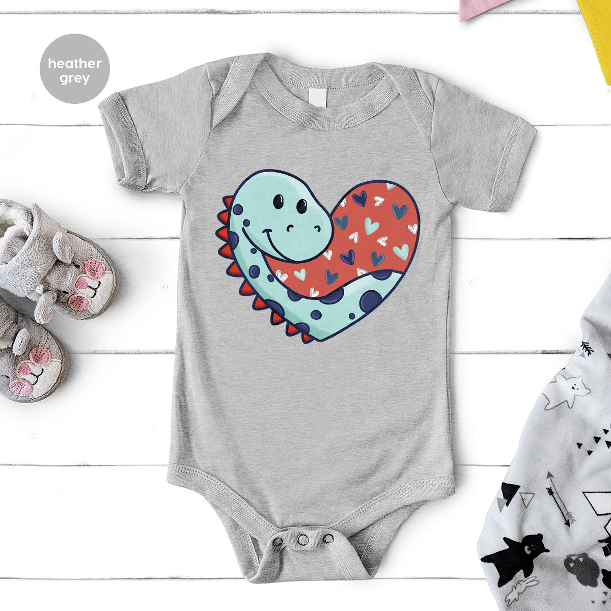 Valentine's Day Dino Shirt, Heart Of Dinosaur Shirt, Feb 14 Tee