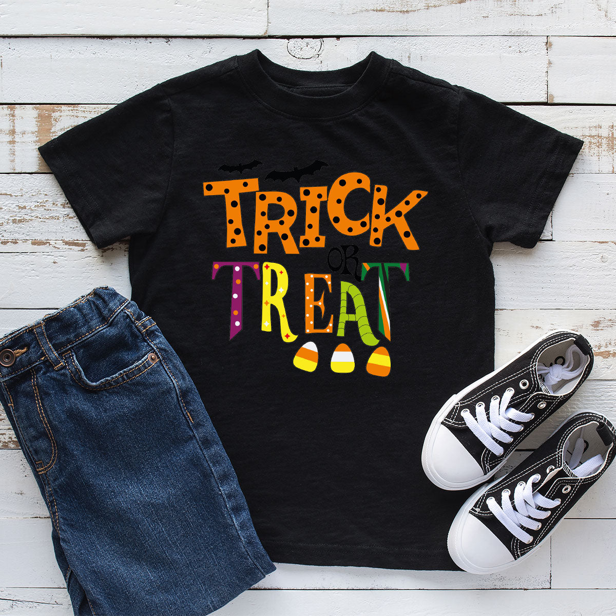 Spooky Season Shirts, Halloween Party Clothing, Spooky Halloween Gifts, Unisex Halloween Bat Shirt, Crewneck Kids Halloween Shirts
