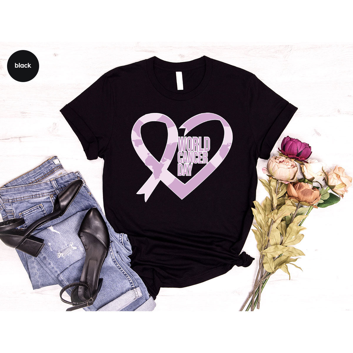 World Cancer Day Gift, Cancer Day T-Shirt, Cancer Day Support Shirt