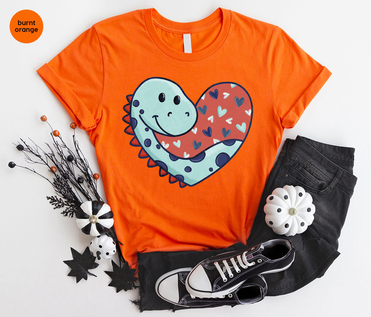 Valentine's Day Dino Shirt, Heart Of Dinosaur Shirt, Feb 14 Tee