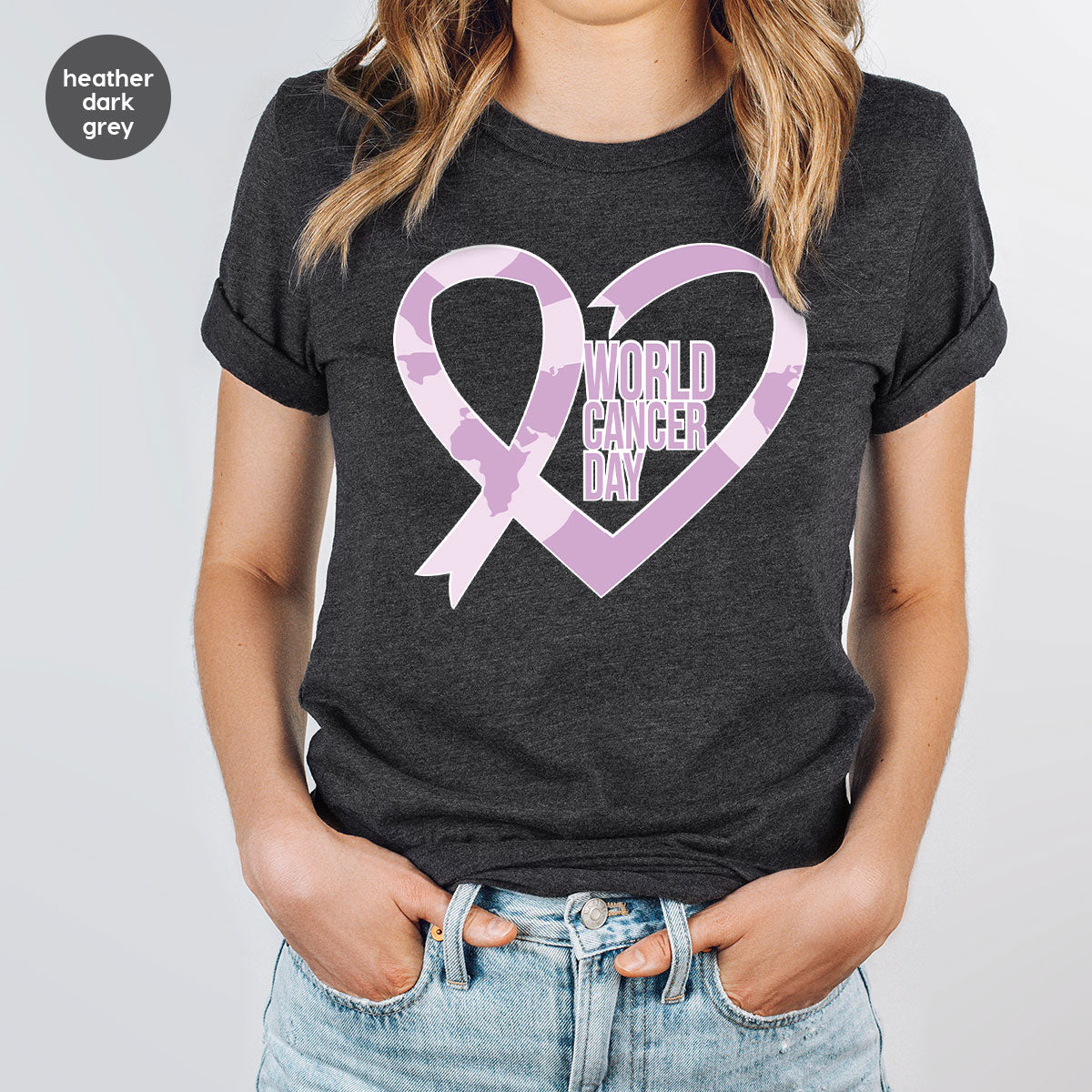 World Cancer Day Gift, Cancer Day T-Shirt, Cancer Day Support Shirt