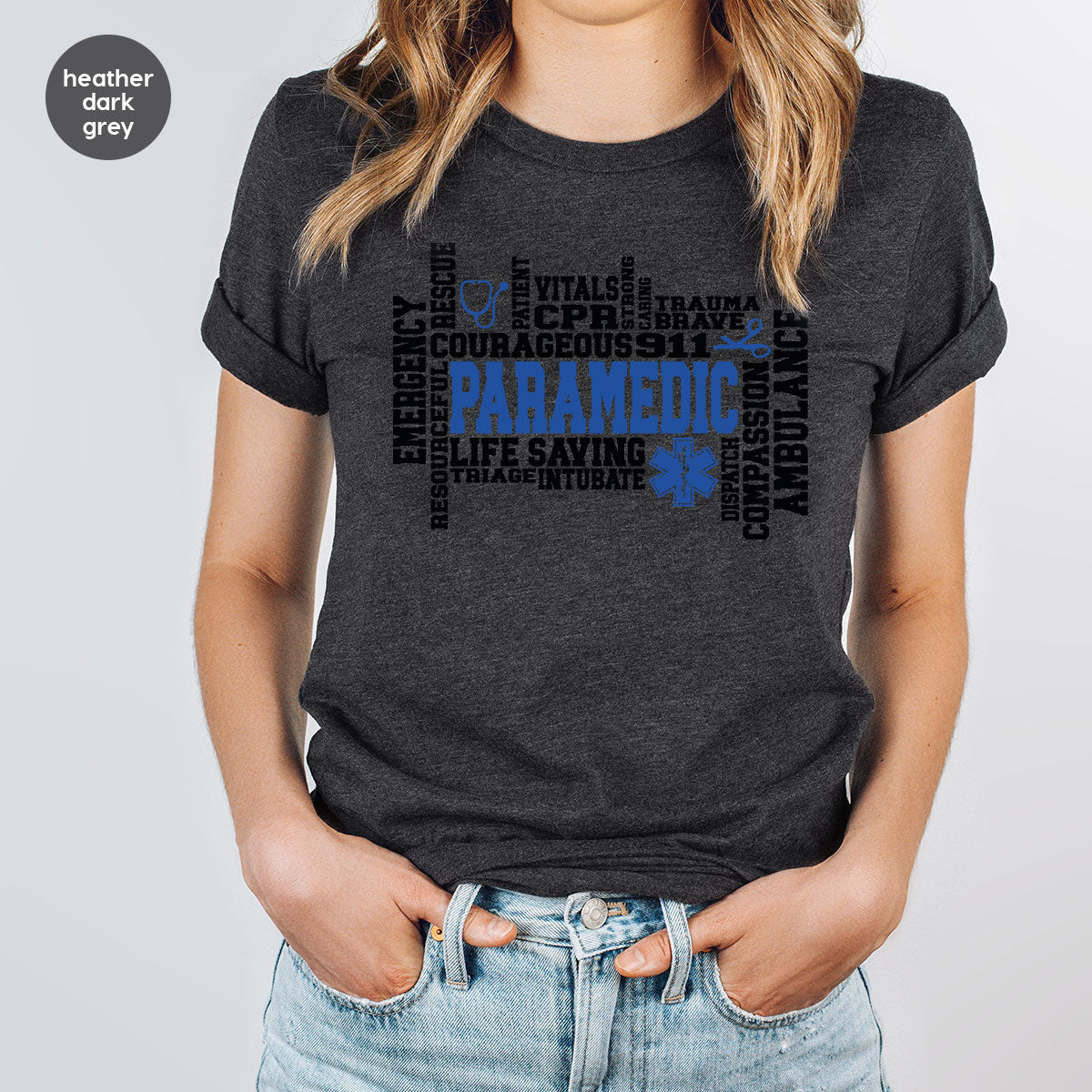 Paramedic T-Shirt, Ambulance Shirt, Life Saver T-Shirt, Gift For Live Saver, Health Worker Shirt
