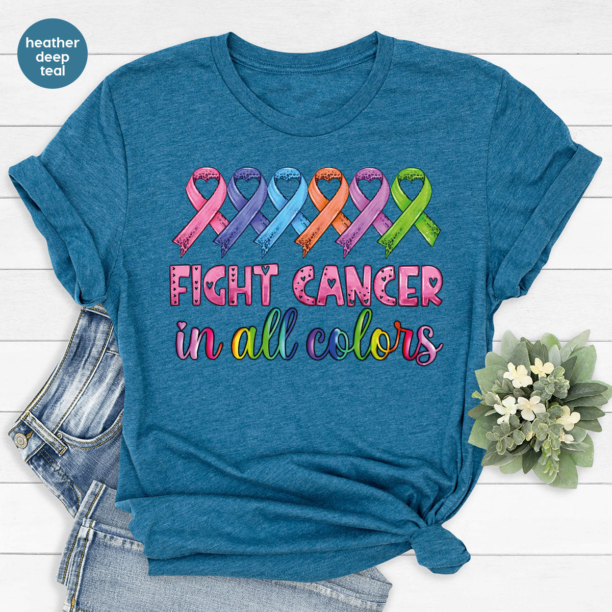 Lung Cancer Shirt, Cancer Family Shirt, Cancer Support T-Shirt
