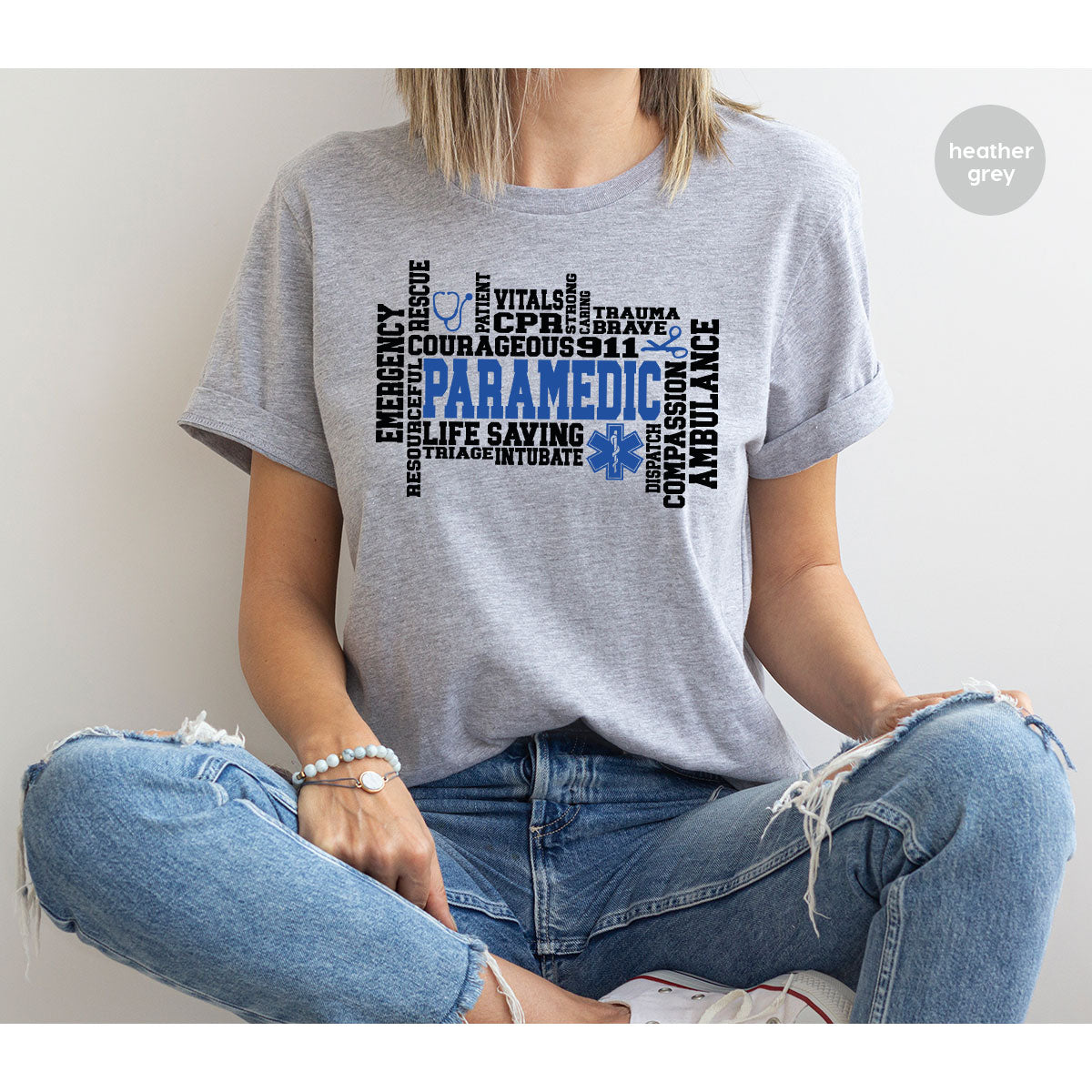 Paramedic T-Shirt, Ambulance Shirt, Life Saver T-Shirt, Gift For Live Saver, Health Worker Shirt