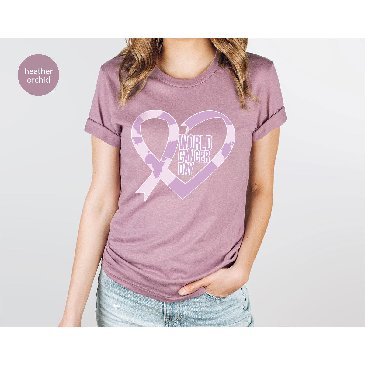 World Cancer Day Gift, Cancer Day T-Shirt, Cancer Day Support Shirt