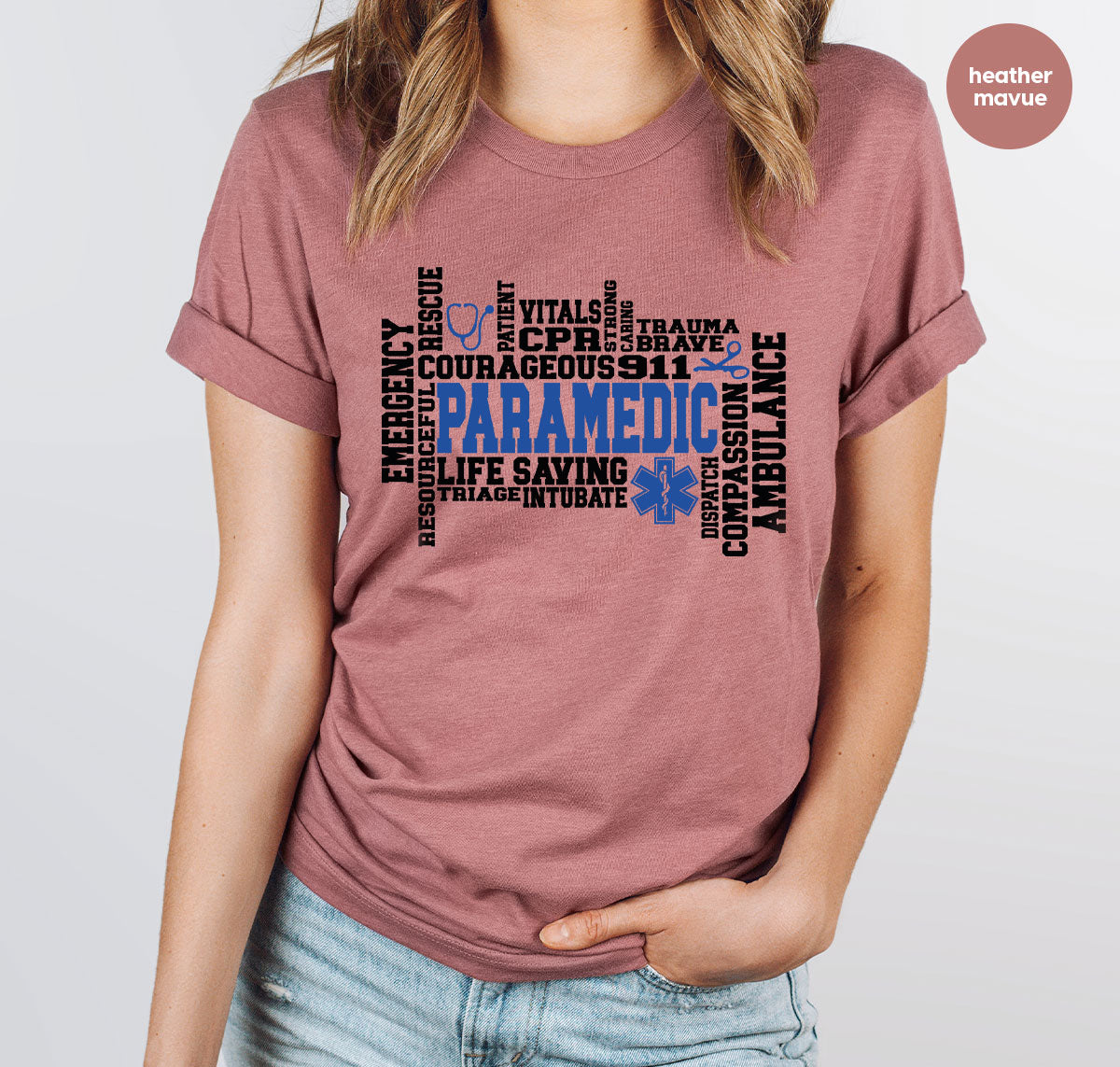 Paramedic T-Shirt, Ambulance Shirt, Life Saver T-Shirt, Gift For Live Saver, Health Worker Shirt