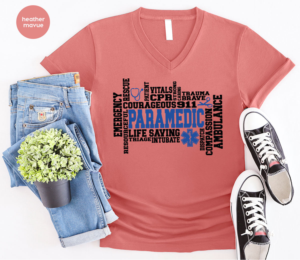 Paramedic T-Shirt, Ambulance Shirt, Life Saver T-Shirt, Gift For Live Saver, Health Worker Shirt