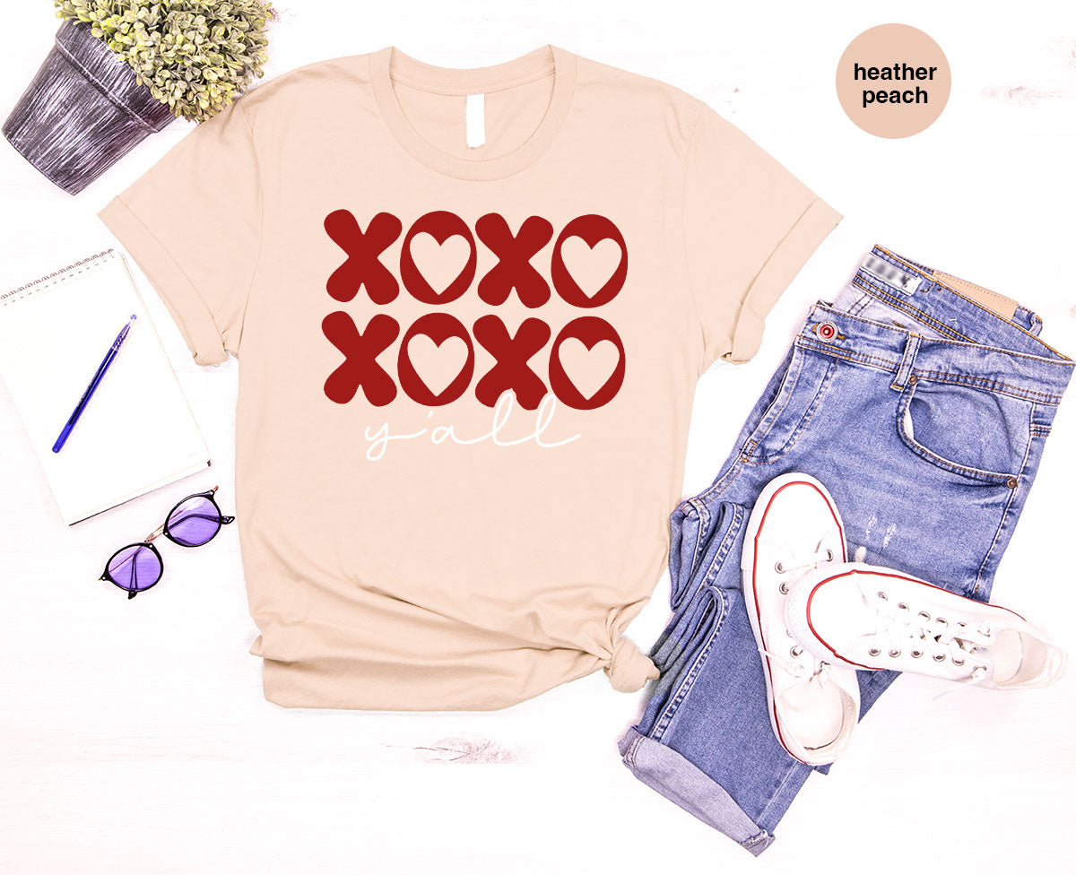 XOXO Shirt, Love Shirt, Valentine's Day T-Shirt, Couple Match Shirt