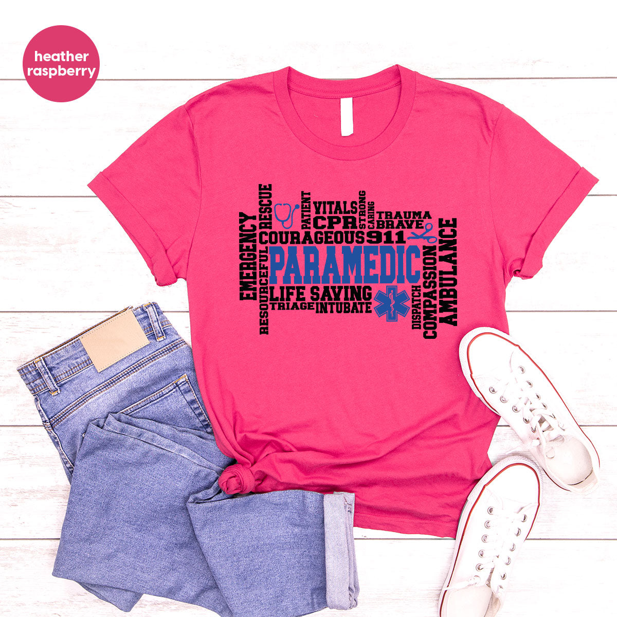 Paramedic T-Shirt, Ambulance Shirt, Life Saver T-Shirt, Gift For Live Saver, Health Worker Shirt