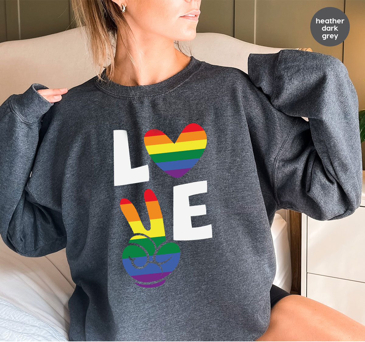 LGBT Love Shirt, Rainbow Glory T-Shirt, Pride Tee