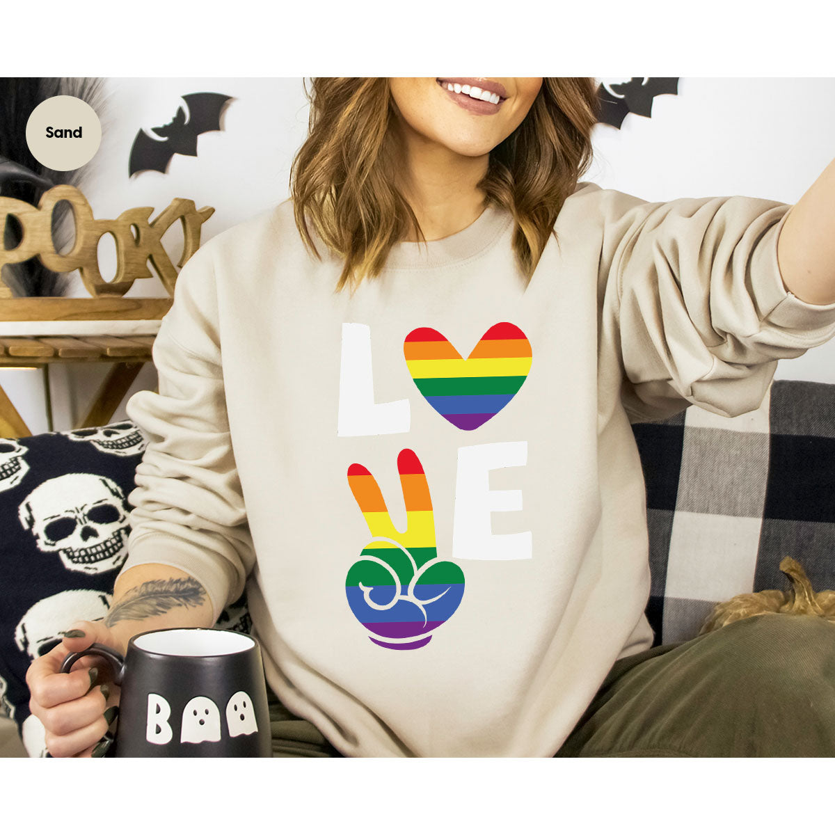 LGBT Love Shirt, Rainbow Glory T-Shirt, Pride Tee