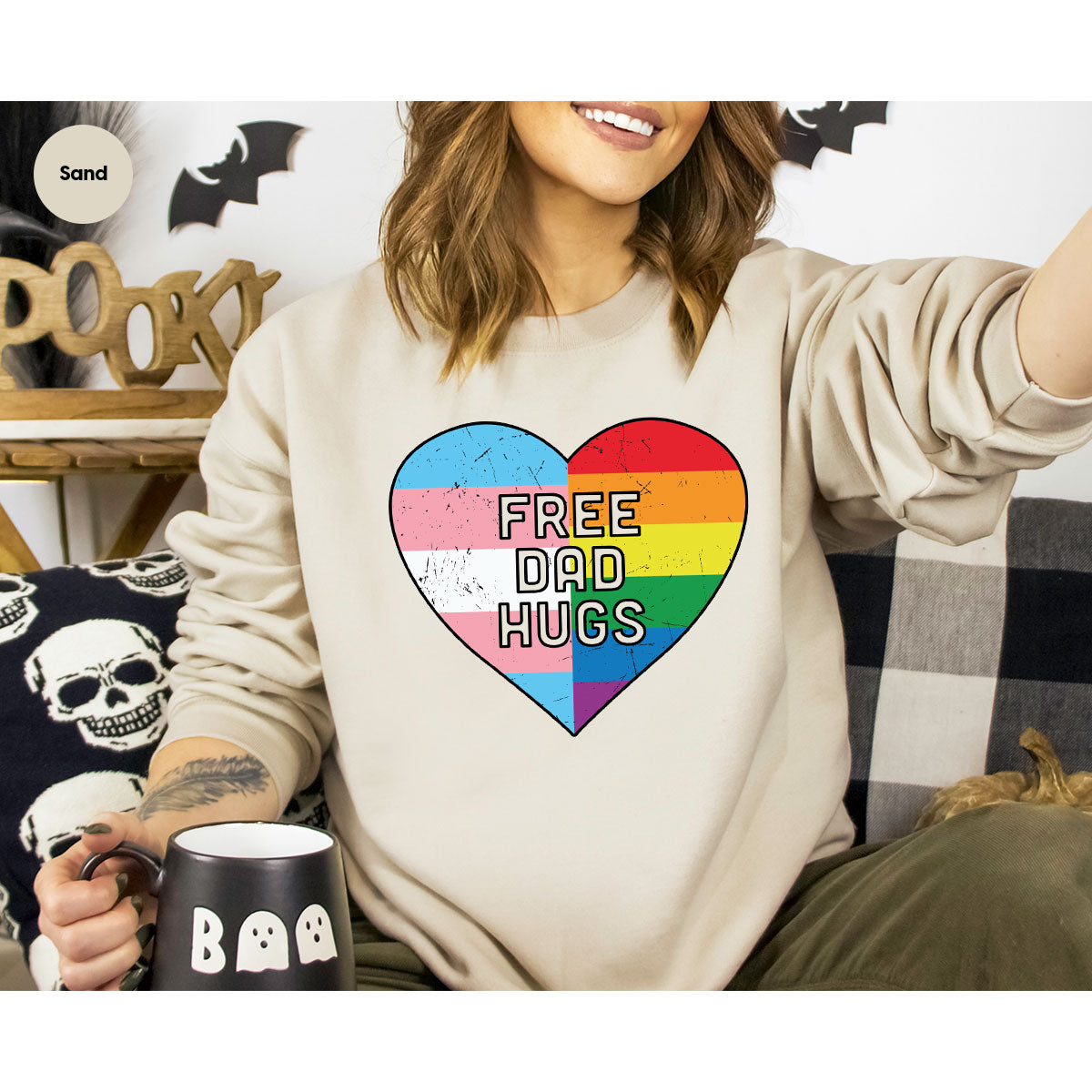 Free Dad Hugs Shirt, LGBT Shirt, LGBT Pride T-Shirt