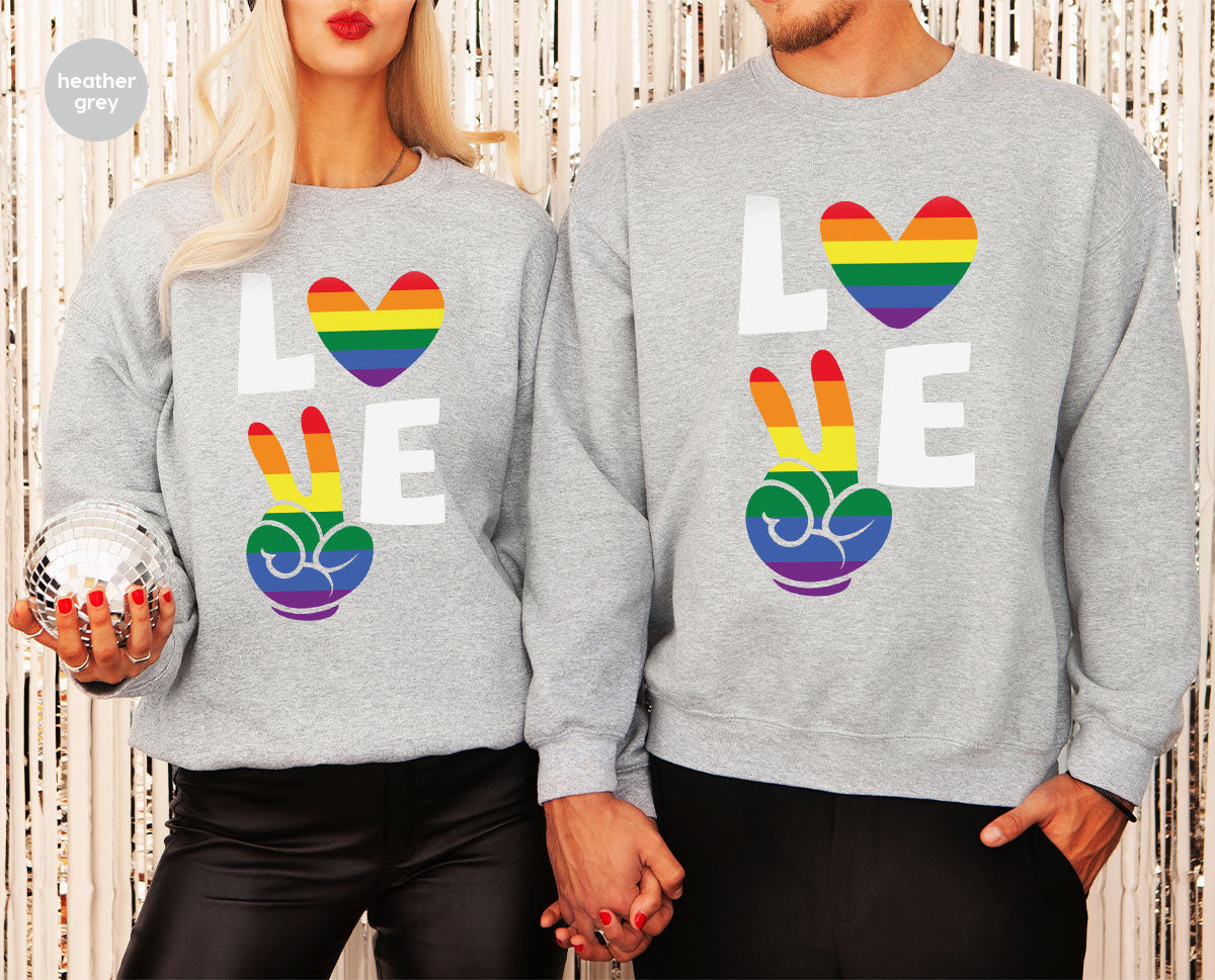 LGBT Love Shirt, Rainbow Glory T-Shirt, Pride Tee