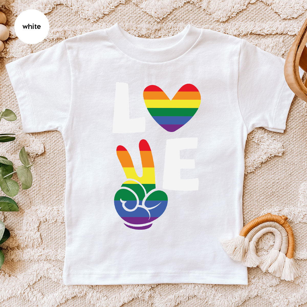 LGBT Love Shirt, Rainbow Glory T-Shirt, Pride Tee