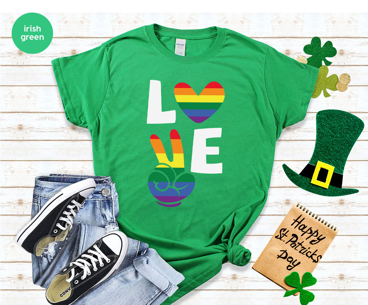 LGBT Love Shirt, Rainbow Glory T-Shirt, Pride Tee